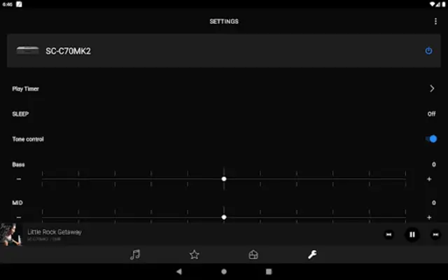 Technics Audio Center android App screenshot 0