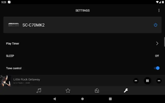 Technics Audio Center android App screenshot 5